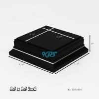 ราคา ฐานพระ สีดำคาดเงิน สูง2นิ้ว ฐานรองพระ แท่นวางพระ แท่นรองพระ ฐานวางพระ ฐานตั้งบูชาพระ แท่นบูชา ที่วางพระ (7641703468)