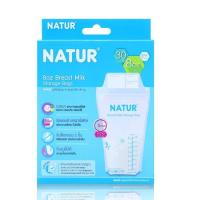 ราคา 30 แถม 30 รวม 60 ถุง ถุงเก็บน้ำนมแม่ Natur ถุงเก็บนม ถุงเก็บน้ำนม 8 ออนซ์ ถุงใส่น้ำนมแม่ BPA Free ของแท้ (16333459479)