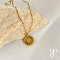 ราคา URPALSสร้อยพร้อมจี้ 12 ราศี ทรงกลม สร้อยสแตนเลสชุบทองแท้ 18K ทนน้ำ ทนเหงือ ไม่ลอก ไม่ดำแน่นอน (19473550333)