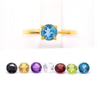 ราคา Happy Jewelry แหวนพลอยแท้ เลือกสีพลอยได้ทางช่องแชท ทองแท้ 9k 37 5 ขายได้ จำนำได้ PL149 (17037858233)