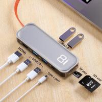 ราคา ROCK USB HUB ฮับเชื่อมต่ออุปกรณ์ I USB 3 0 มี 4 ฮับ USB 3 0 HUB I HDMI Port to 4K I SD TF Card I รางวัลระดับนานาชาติ (11338369606)