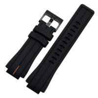 ราคา For Timex Watch Strap T2N720 T2N721 TW2T76300 16mm Silicone Rubber Watchband Wristband celet Waterproof Band Convex Interface (20851135122)