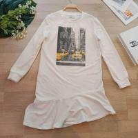 ราคา เดรสแขนยาวสีขาว แบรนด์ CC DOUBLE O มือสอง ไซส์ XS พร้อมส่ง (20928977388)