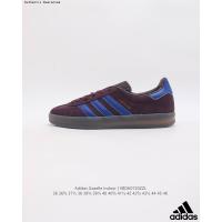 ราคา Adidas Originals Gazelle Indoor Classic Athletic Shoes Vintage Trainers with Slip Resistant Clear Rubber Sole รองเท้าผ้าใบผู้ชาย รองเท้าบาสเกตบอล รองเท้าเทรนนิ่ง รองเท้าบุริมสวย รองเท้าผ้าใบสีดำ (2055