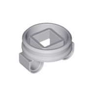 ราคา Lego Technic part ชิ้นส่วนเลโก้ No 99009c01 Turntable Small Bottom with Black Technic Turntable Small Top (20792061603)