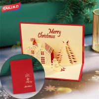ราคา DS การ์ดคริสมาสต์3D การ์ดอวยพร การ์ดอวยพรคริสต์มาส การ์ดของขวัญคริสต์มาส ปีใหม่ องขวัญวันคริสต์มาส ของขวัญปีใหม่ christmas card (21021180849)
