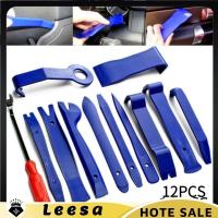 ราคา Leesa ชุดเครื่องมือเปิดคันโยกดึงรถยนต์12ชิ้นสำหรับคลิปตัดแผงประตูเครื่องเสียงรถยนต์ (12435302599)