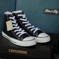 ราคา Converse All Star Classic ox Black Hi รุ่นฮิต สีดำ หุ้มข้อ รองเท้าผ้าใบ คอนเวิร์ส ได้ทั้งชายหญิง (3782216813)