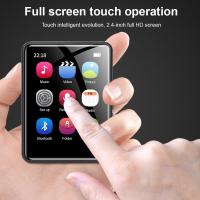 ราคา BT 5 0เครื่องเล่น MP3โลหะสัมผัสเต็มรูปแบบ2 4หน้าจอสี IPS MP3และเครื่องเล่น MP4ลำโพงในตัววิทยุ FM เครื่องบันทึกเสียงการออกแบบข (16181626301)