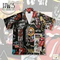 ราคา Hawaii Shirt HW5 8 เสื้อเชิ๊ตผู้ชาย เสื้อฮาวายพิมพ์ลายสวยๆ ผ้าใส่สบาย เซต2 (10998363688)