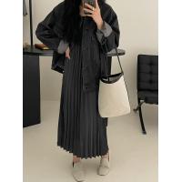 ราคา พร้อมส่ง Pleated dress minimal C3795 เดรสยาวอัดพลีท เดรสเที่ยวทะเล เดรสยาวสไตล์เกาหลี เดรสสายเดี่ยวเกาหลี (17448410432)