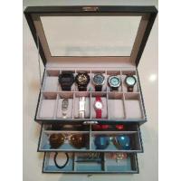 ราคา Hot กล่องนาฬิกา เครื่องประดับ3ชั้น ก1 2 กล่องเก็บนาฬิกาข้อมือ กล่องใส่นาฬิกา กล่องใส่เครื่องประดับ (21210500987)