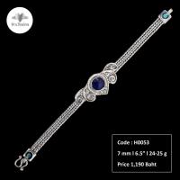 ราคา ฮักเงินน่านพร้อมจัดส่ง สร้อยข้อมือเงินแท้ 92 5 สร้อยข้อมือสี่เสาสายคู่ สร้อยข้อมือวินเทจ สร้อยข้อมือ 7 นิ้ว เงินน่าน (20816500041)