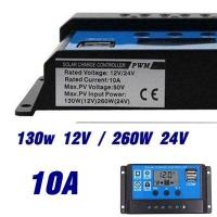 ราคา 10A 20A 30A 40A 50A 60 80A 100A Solar Panel Charger Controller Battery Regulator USB LCD โซล่าชาร์จเจอร์ (8026637331)