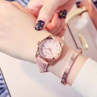 ราคา GUOU นาฬิกาแฟชั่นนาฬิกาผู้หญิง8076นาฬิกานาฬิกาข้อมือควอทซส่องสว่างแบบเรียบง่าย (19552345756)