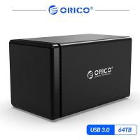 ราคา ORICO NS Series 3 5นิ้ว4 Bay USB3 0 HDD Docking Station HDD Case 5Gbps พร้อมอะแดปเตอร์78W HDD Enclosure (16541933417)