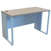 ราคา H 120 D โต๊ะทำงานโล่งขาเหล็ก ไม้ (18232028547)