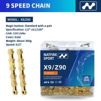 ราคา NATFIRE จักรยาน6 7 8 9 10 11 12ความเร็ว Velocidade เงิน Electroplated จักรยาน Mountain Road MTB โซ่ส่วน116 Links (21170666995)
