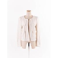 ราคา Zara เสื้อคลุมแขนยาวผ้าทอลาย มีซับในมีฟองน้ำเสริมไหล่ ป้ายแบรนด์ระบุไซส์ EUR M Preloved (20690161450)