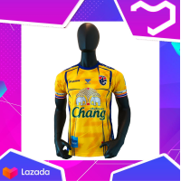 ราคา เสื้อฟุตบอลทีมชาติไทย สไตล์บอลไทย พิมพ์ลายทั้งตัว สีเหลือง ร้านบอลไทย Ballthaifc Sport (9408339336)