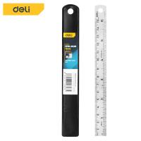 ราคา Deli ไม้บรรทัดโลหะ ไม้บรรทัด ฟุตเหล็ก 2 ขนาด ไม้บรรทัดเหล็ก ไม้บรรทัด ไม้สามเหลี่ยม ไม้วัดสเกล ไม้บรรทัดฟุตเหล็ก Steel Ruler (16714690008)