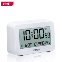 ราคา Deli นาฬิกาปลุก LCD นาฬิกาปลุกตั้งโต๊ะ นาฬิกาปลุก นาฬิกาปลุกดิจิตอล นาฬิกาปลุก วัน เดือน ปี clock (18330235953)