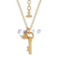 ราคา Vivienne Westwood EUNICE Eunice สร้อยคอดาวเสาร์อารมณ์ง่าย (19308968972)