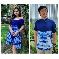 ราคา งานคู่มัดย้อมสีเข้มลายคู่ผ้านุ่มเนื้อดีใส่สบายไม่ร้อน (14832556718)