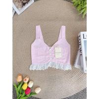 ราคา ป้ายแท้ Pee Ka nong เสื้อกล้ามครอป จับจีบตรงอก T SHIRTNISTA (13402640592)