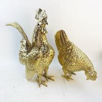 ราคา ไก่มงคลทองเหลืองขนาดใหญ่ ตัวผู้สูง 1 ฟุต ทองเหลืองหล่อตัน (19239587288)