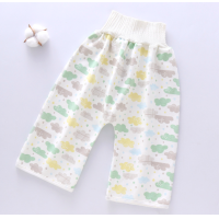 ราคา พร้อมส่งจากไทย กางเกงผ้าอ้อมใส่นอนกันฉี่ กระโปรงผ้าอ้อมใส่นอนกันฉี่ ซักได้ (16347950816)