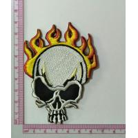 ราคา อาร์ม ตัวรีดติดเสื้อ อาร์มปัก Patch ตกแต่งเสื้อผ้า หมวก กระเป๋า หัวกระโหลก หน้าผี Skull Red Devil ผีหัวไฟ หัวกระโหลกโจรสลัด (16588770324)