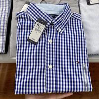 ราคา ซื้อ Tommy Tommy Hilfiger เสื้อผ้าฝ้าย Oxford แขนยาวเสื้อเชิ้ตมีลายแท้ซื้อเสื้อผ้าผู้ชาย (9760244132)