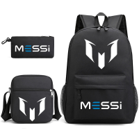 ราคา Messi Messi printed schoolbag 3 piece casual pencil bag shoulder bag backpack (20908735938)