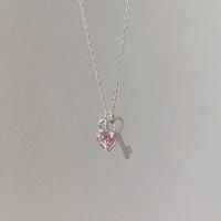 ราคา myhunnybear พร้อมส่ง สร้อยคอเงินแท้ 92 5 จี้แม่กุญแจหัวใจ กุญแจ Heart key silver necklace (15927478167)