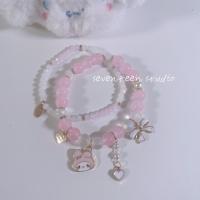 ราคา CUI YI SHOP Cinnamoroll Kuromi My Melody Pochacco Sanrio สร้อยข้อมือ คริสตัลน่ารัก สายหนัง ของเล่นคู่รัก อะนิเมะ สําหรับเด็กผู้หญิง ของขวัญวันเกิด (19862118544)