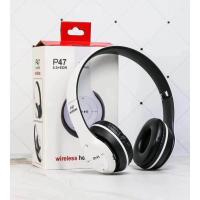 ราคา หูฟังบลูทูธ ไร้สาย หูฟังบลูทูธ Bluetooth หูฟังไร้สาย ดีไซน์สวย ครอบหูนุ่มใส่สบาย รุ่น P47 Wireless Headphones (13897208593)