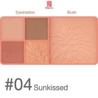 ราคา อายแชโดว์ บลัช ตกแต่งเปลือกตา แก้ม เหมาะกับทุกสีผิว CUTE PRESS TROPICAL BREEZE ALL YOU NEED PALETTE ShopCO (19062991984)