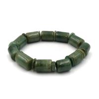 ราคา JADE หยกพม่าแท้ ทรงกระบอก เลือกสีได้ หลากสี เขียว ขาว หินแห่งความโชคดี สร้อยข้อมือหยกแท้ by siamonlineshop (15095543351)