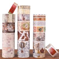 ราคา Vintage Washi Tape ชุด18ม้วนเก่าแผนที่แสตมป์จดหมายหนังสือพิมพ์โบราณตกแต่ง Retro Masking Tape สำหรับ Scrapbooking อุปกรณ์หัตถกรรมเด็กสมุดภาพ (15600420627)