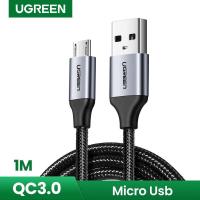 ราคา Ugreen Micro USB Cable 3A Nylon Fast Charging USB Type C Cable for Samsung Xiaomi HTC USB Charger Data Cable Mobile Phone Cable (19771288868)