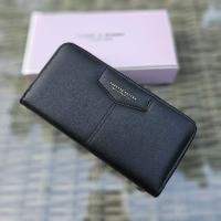 ราคา กระเป๋าสตางค์ซิปรอบใบยาว ด้านในสีแดง มีสายคล้อง พร้อมกล่อง (21195774663)