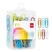 ราคา Deli 0024 Color Paper Clip ลวดสีเสียบกระดาษ บรรจุ 100 ตัว ลวดเสียบกระดาษ คลิป สำนักงาน office คลิปหนีบกระดาษ (530150026)