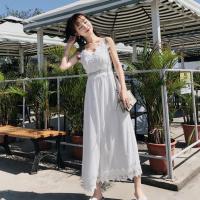 ราคา RYRYSTYLE ฤดูร้อนอยู่กับสินค้าชุดเดรสวันหยุดชีฟองลูกไม้สีขาวชุดเดรสชายหาดชุดเดรสกางเกงขาม้าผู้หญิง G033 (20506976102)