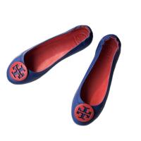 ราคา Tory burch HongKong Tory Burch TB Leather Low Cut Casual Flat Sheepskin round Toe Ballet shoes (19241979187)