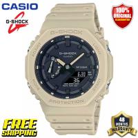 ราคา G Shock GA2100 ของแท้ผู้ชายกีฬานาฬิกาเซ็นเซอร์คู่เคลื่อนไหวกลางแจ้งกันกระแทกกันน้ำโคลนอัตโนมัติยกไฟรับประกันสี่ปี GA 2100 5AER (20379018851)