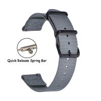 ราคา สายนาฬิกาผ้าไนล่อนสายนาโต้อุปกรณ์เสริมสายนาฬิกาข้อมือไนล่อนสายรัดไนลอนแบบถอดง่ายขนาด20มม 22มม (14861491521)