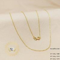 ราคา สร้อยอิตาลี 9k ลายโซ่ cc030 (15470743532)