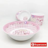 ราคา ขายแยกชิ้น จานเมลามีน ถาดหลุม ช้อนส้อม แก้วน้ำเด็ก มายเมโลดี้สวีทเนส Sanrio My Melody Superware ศรีไทยซุปเปอร์แวร์ 1 ชิ้น item sell SEPERATELY (899182338)