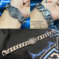 ราคา สร้อยข้อมือ logo ฮาเล่ บล็อกใหญ่รุ่น2 โซ่ข้อมือ ข้อมือโซ่ กำไลโซ่ โซ่สแตนเลส ข้อมือเลส เลสข้อมือ ของแท้ สแตนเลสแท้316L (11719532356)